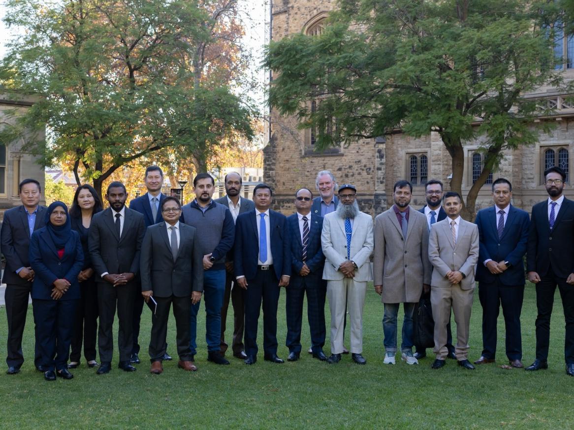 Group photo of SARIC Road Safety Management Training Program participants 