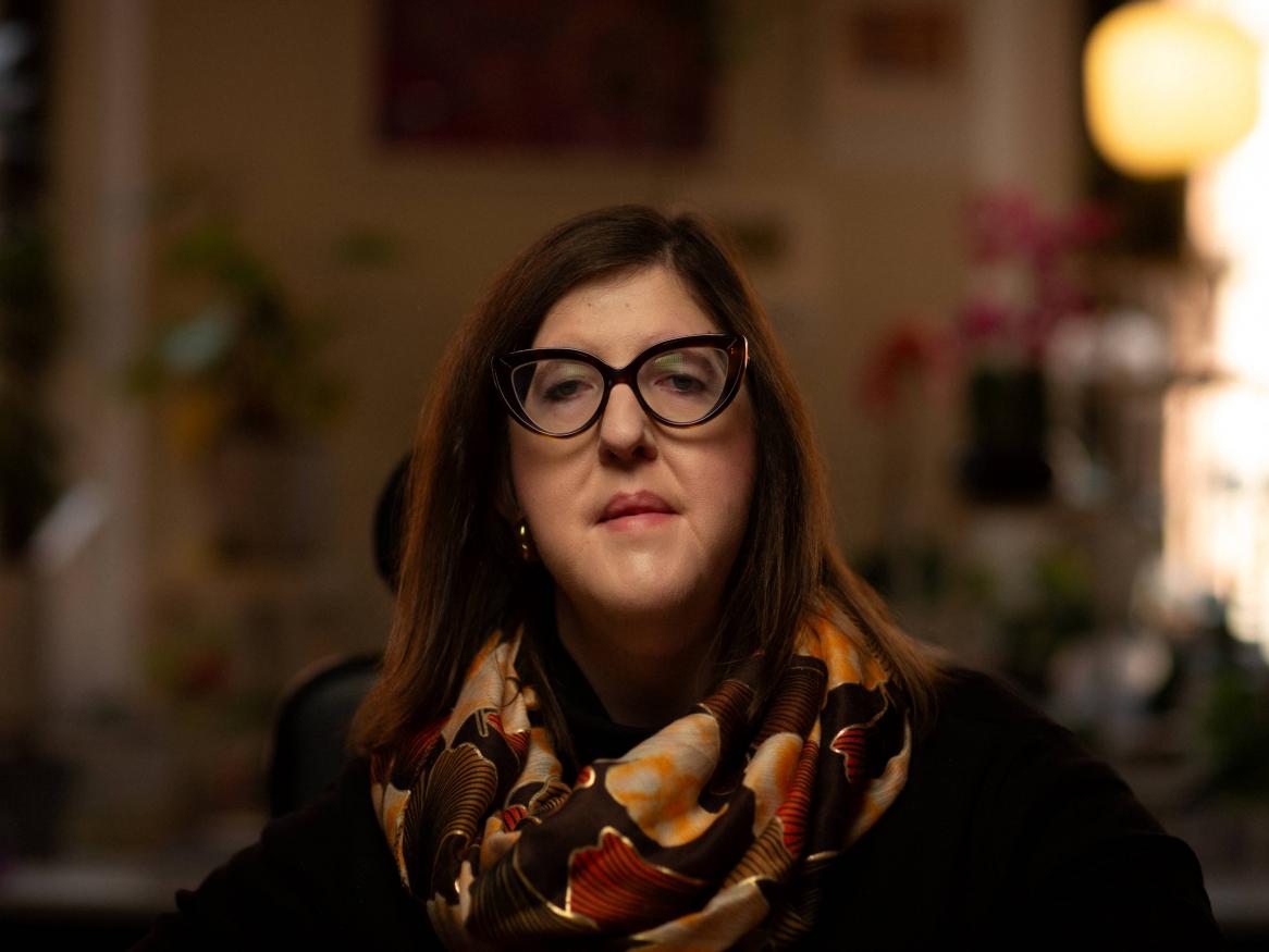 A portrait of Natalie in her office