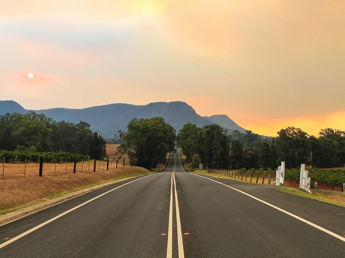 Australian country road