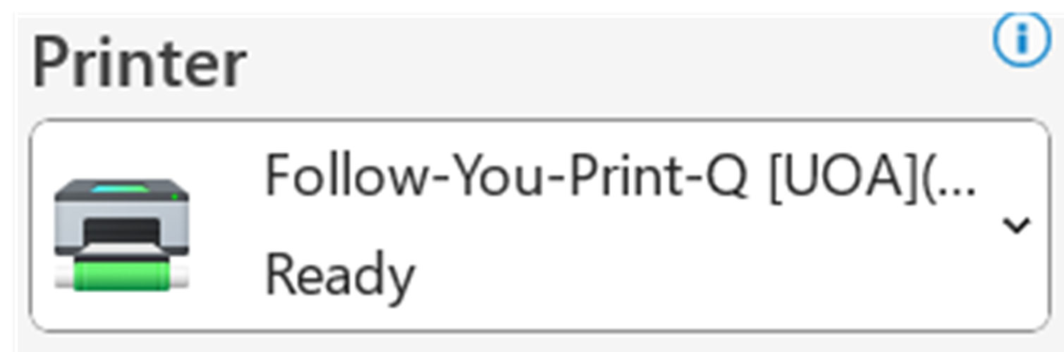 Follow You Print Q [UOA] Mobile for Windows